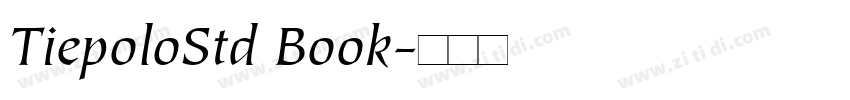 TiepoloStd Book字体转换